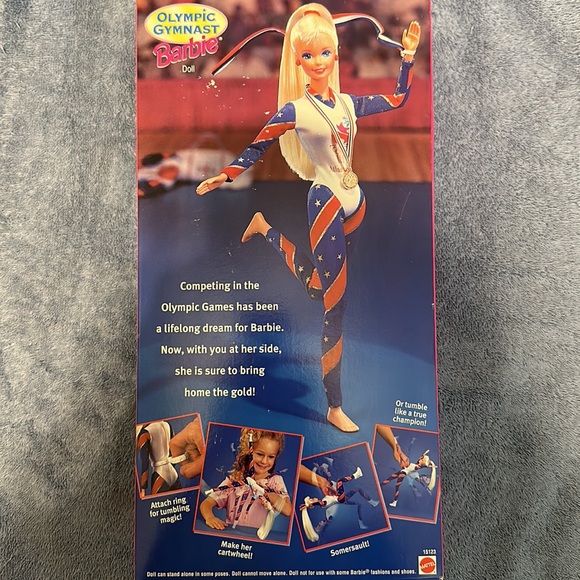 NEW IN BOX Olympic Gymnast Barbie Atlanta 1996 - Picture 2 of 10
